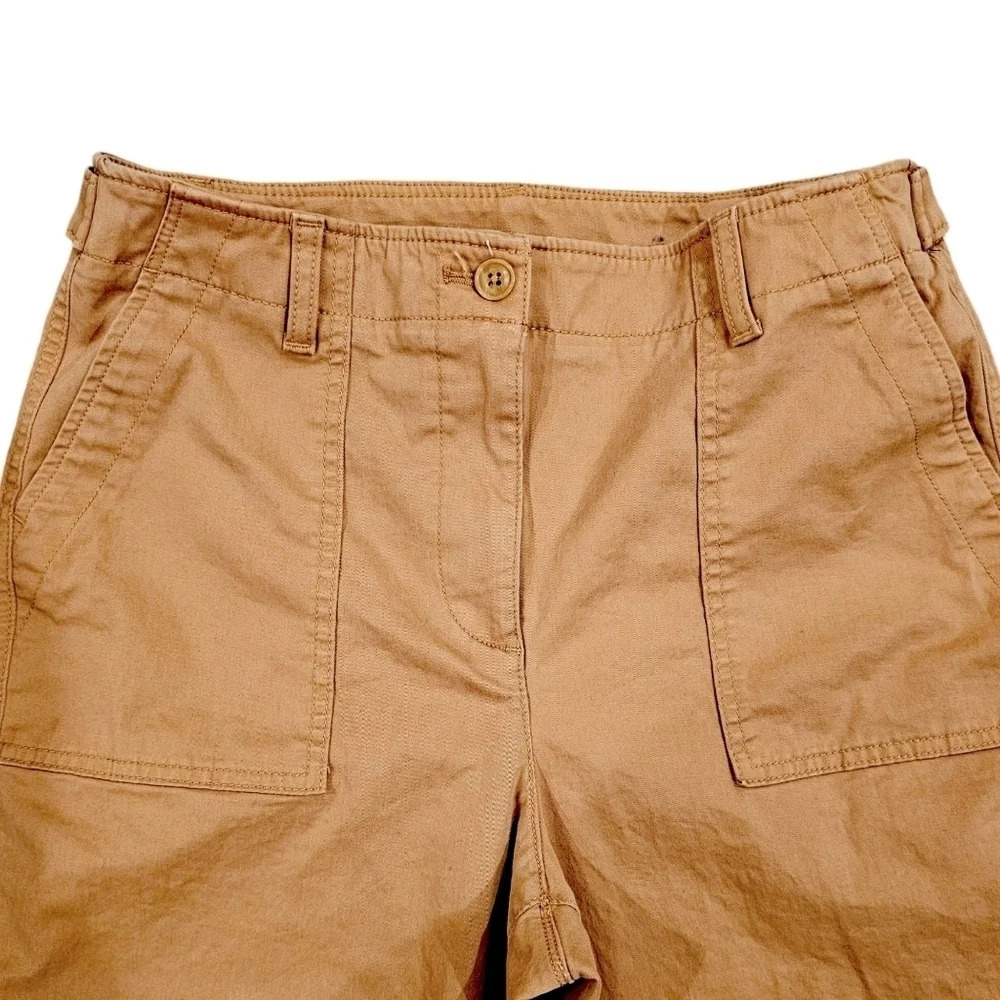 Talbots Tan Patch Pocket Crop Chinos - Picture 5 of 8